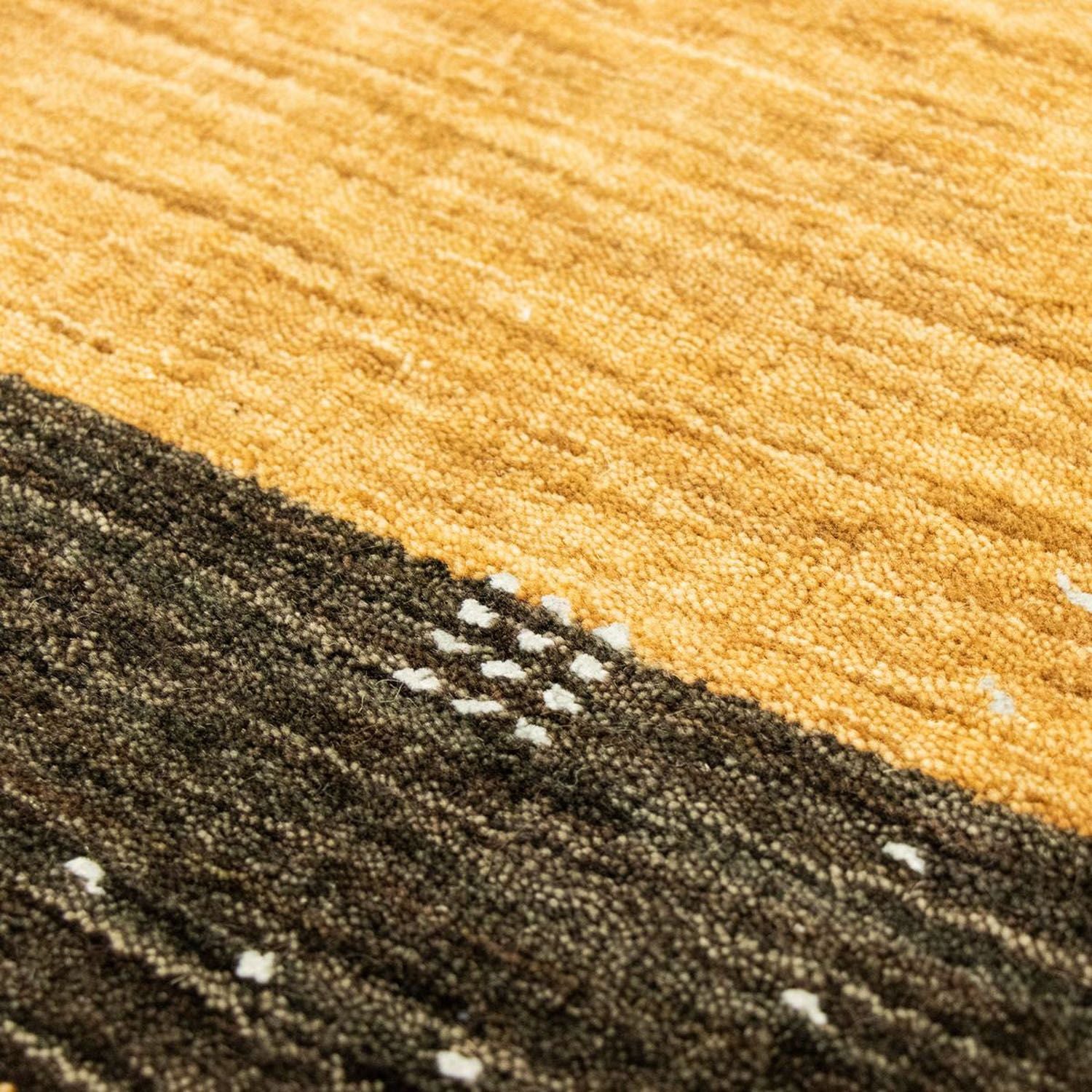 Tapis Gabbeh - Softy - 137 x 73 cm - beige foncé