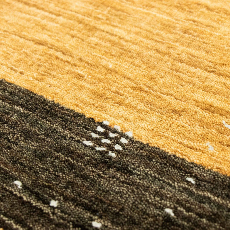 Tapis Gabbeh - Softy - 137 x 73 cm - beige foncé