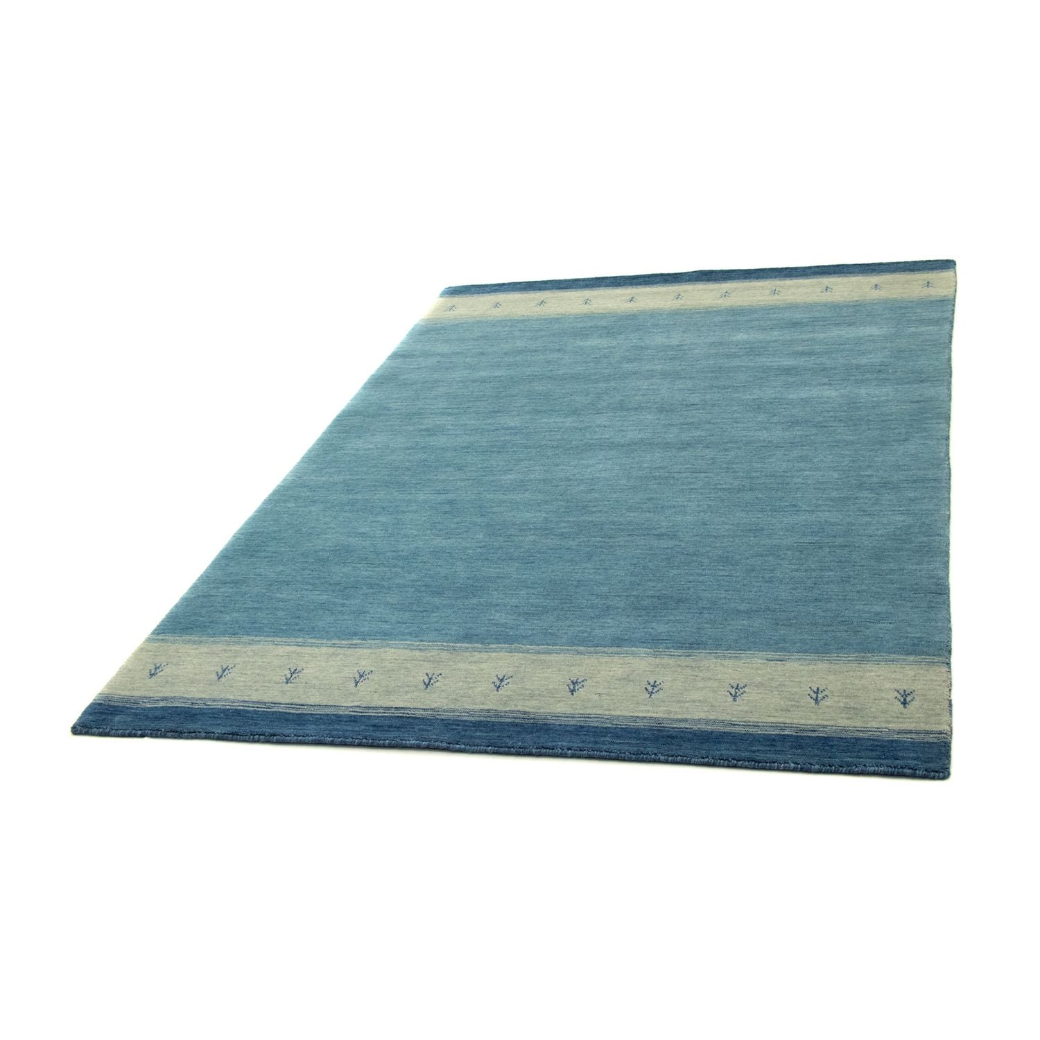 Tapis Gabbeh - Softy - 203 x 144 cm - bleu