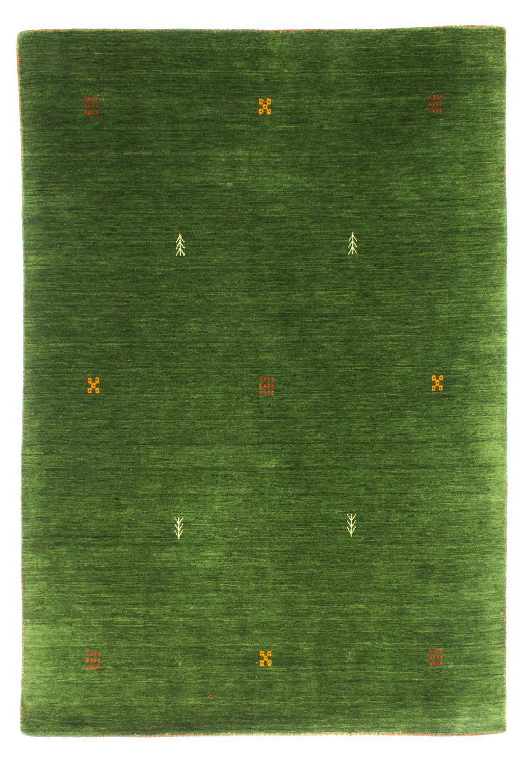Tapis Gabbeh - Softy - 196 x 145 cm - vert