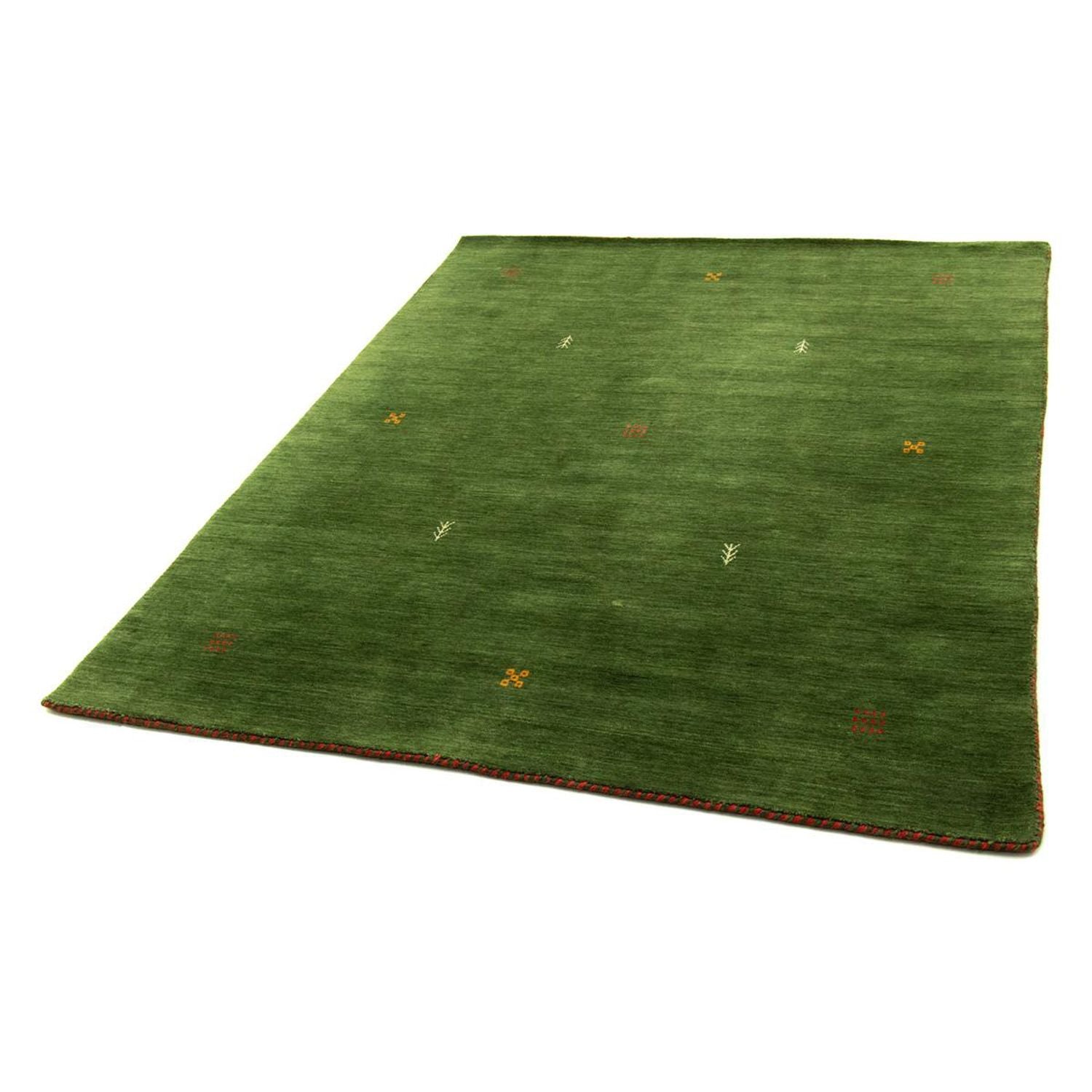 Tapis Gabbeh - Softy - 196 x 145 cm - vert