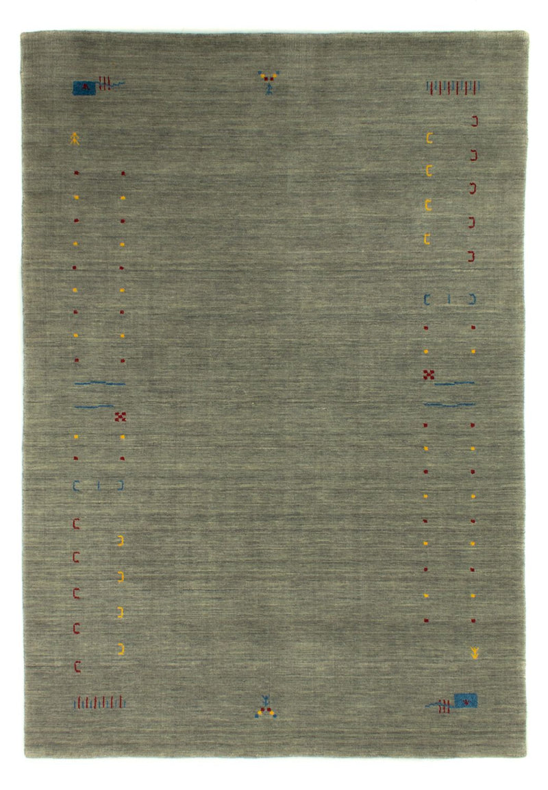 Tapis Gabbeh - Softy - 201 x 141 cm - argent