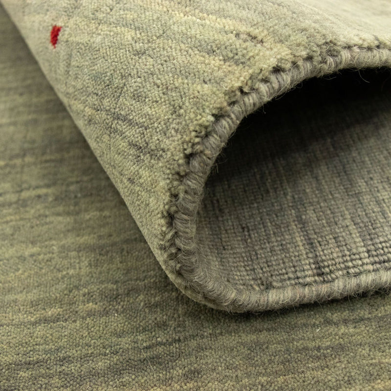 Tapis Gabbeh - Softy - 201 x 141 cm - argent