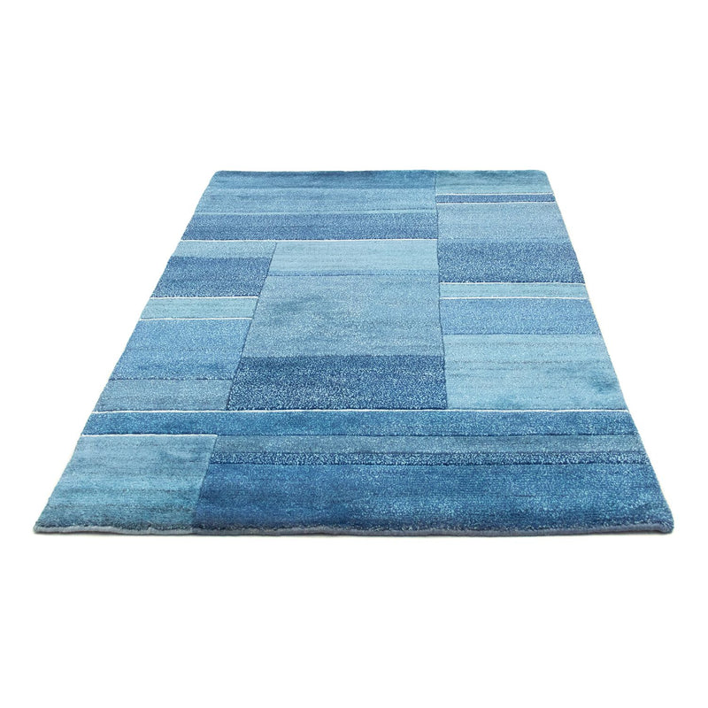Tapis Népalais - 181 x 119 cm - bleu