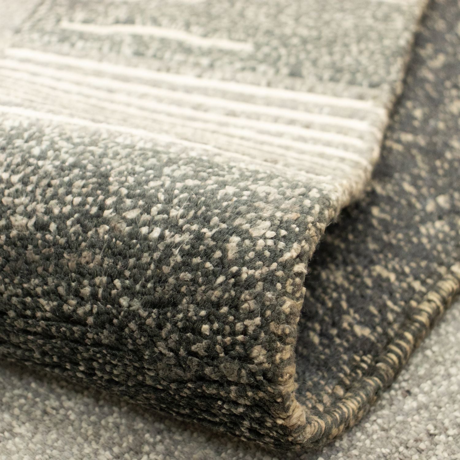 Tapis Népalais - 297 x 199 cm - anthracite