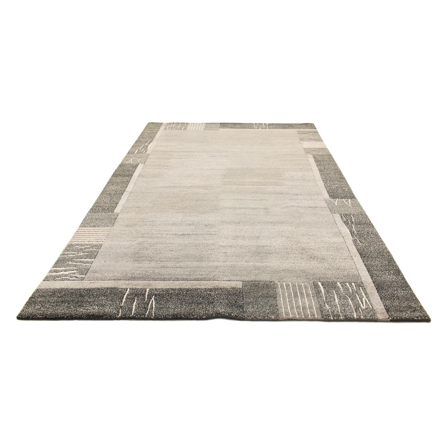 Tapis Népalais - 297 x 199 cm - anthracite