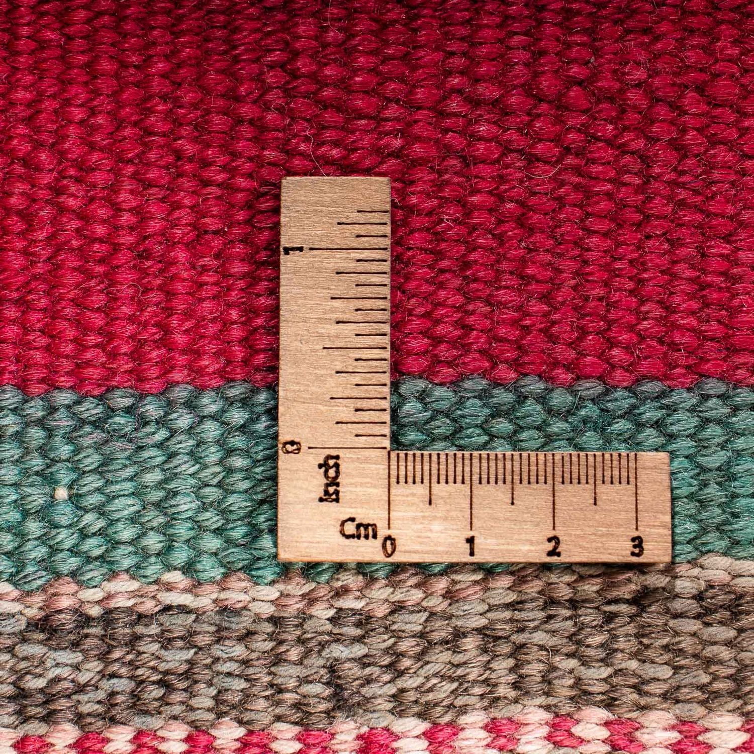 Tapis Kelim - Vieux - 204 x 184 cm - multicolore