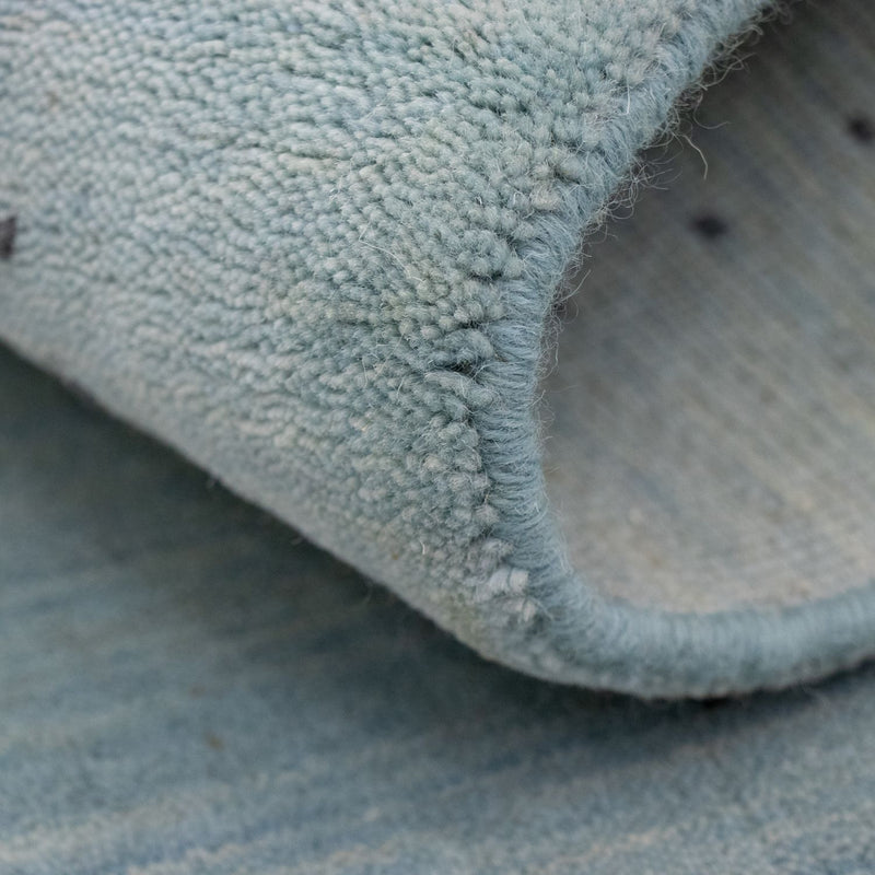 Tapis Gabbeh - Softy - 95 x 65 cm - turquoise