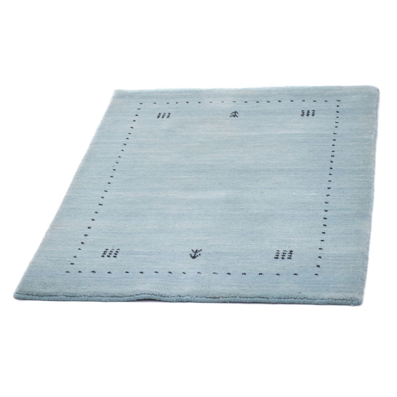 Tapis Gabbeh - Softy - 95 x 65 cm - turquoise