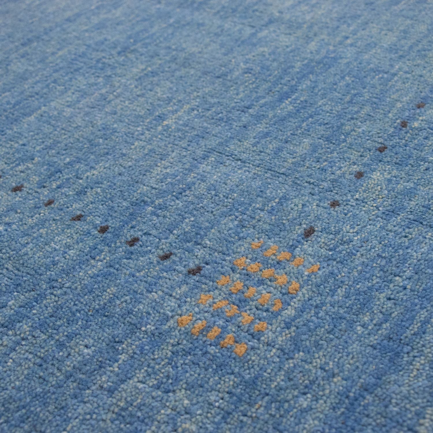 Tapis Gabbeh - Softy - 163 x 122 cm - bleu