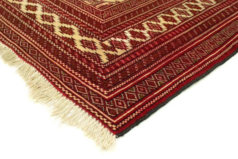 Tapis Turkaman - 185 x 135 cm - rouge