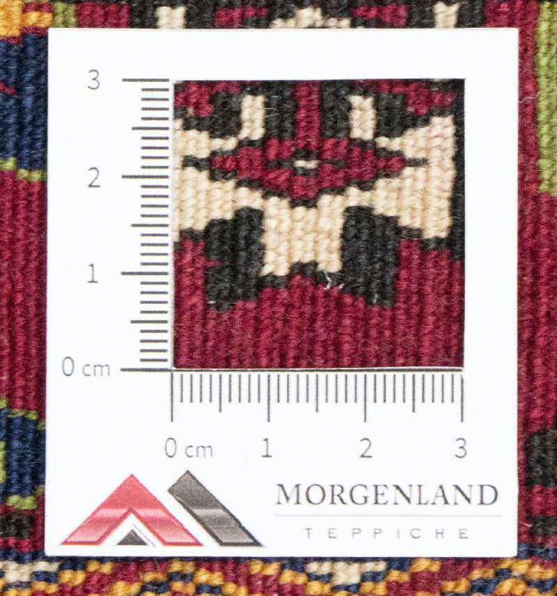 Tapis afghan - Boukhara - 106 x 94 cm - rouge