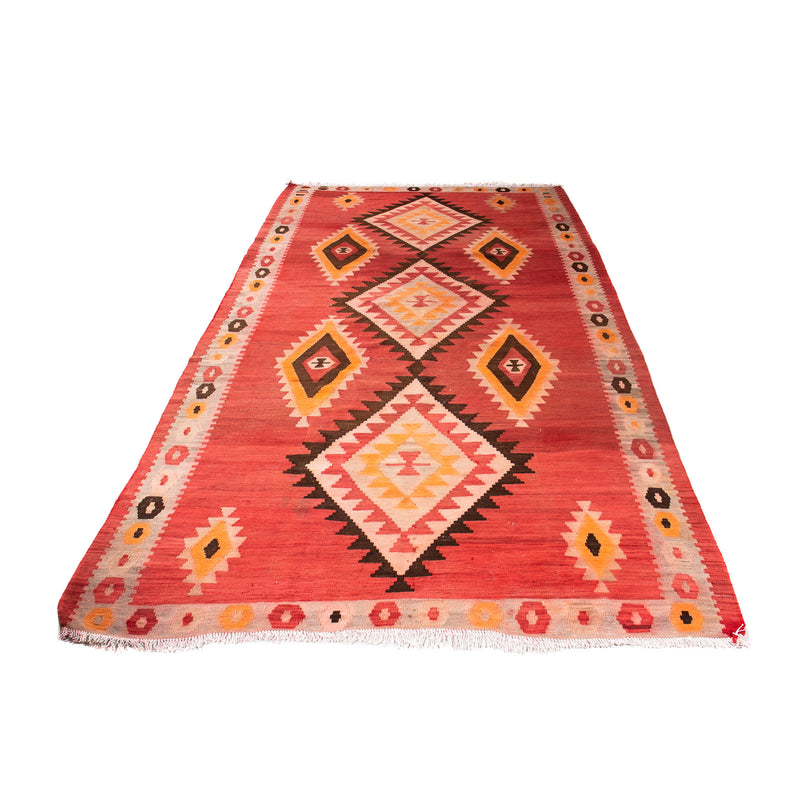 Tapis Kelim - Vieux - 283 x 142 cm - multicolore