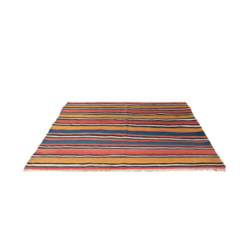Tapis Kelim - Vieux carré  - 140 x 130 cm - multicolore