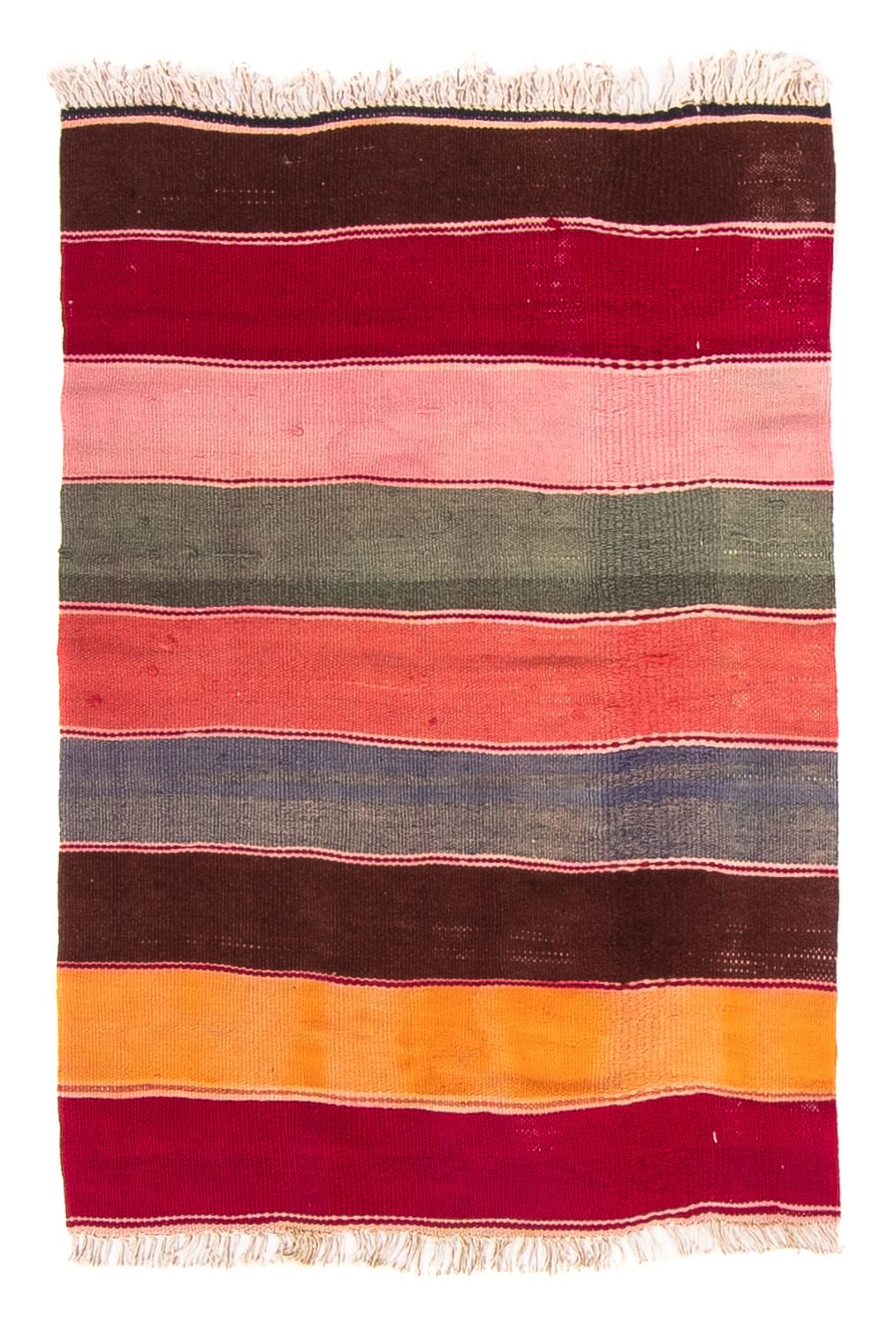 Tapis Kelim - Vieux - 100 x 70 cm - multicolore