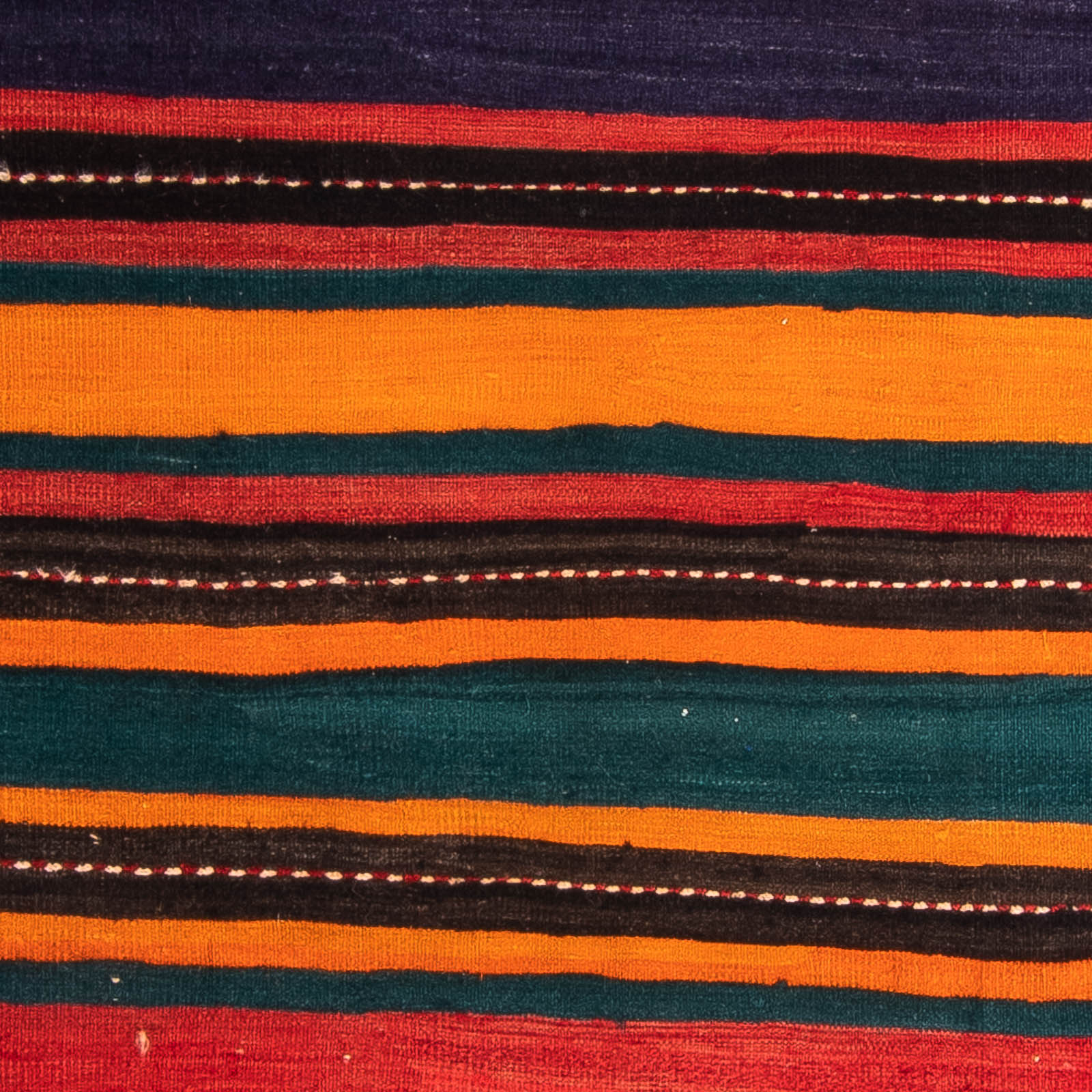 Tapis Kelim - Vieux - 195 x 160 cm - multicolore