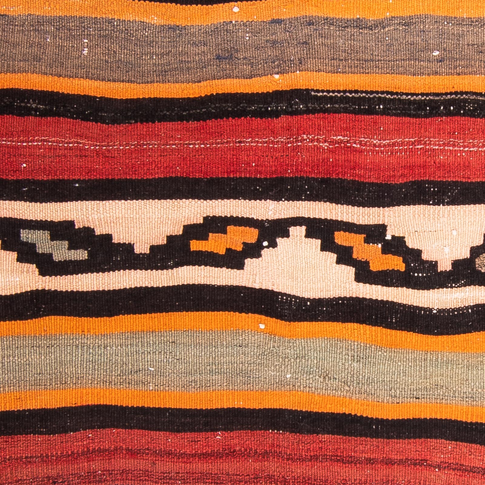 Tapis Kelim - Vieux carré  - 130 x 120 cm - multicolore