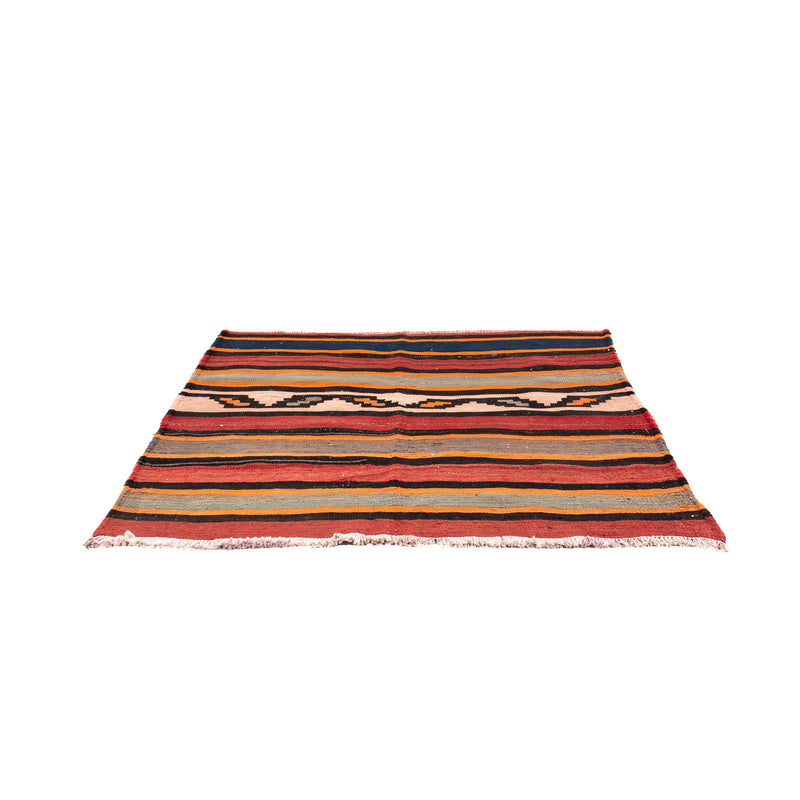 Tapis Kelim - Vieux carré  - 130 x 120 cm - multicolore