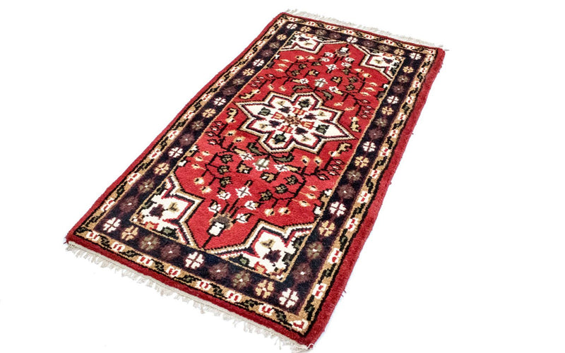 Tapis oriental - 160 x 90 cm - rouge
