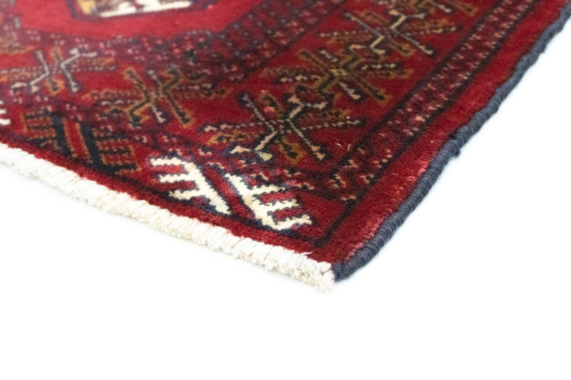 Tapis Turkaman - 90 x 76 cm - rouge
