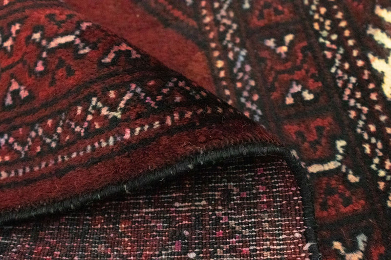 Tapis Turkaman - 95 x 66 cm - rouge