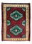 Tapis Turkaman - 87 x 64 cm - rouge