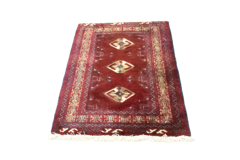 Tapis Turkaman - 86 x 62 cm - rouge