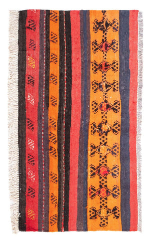 Tapis Kelim - Vieux - 100 x 60 cm - multicolore