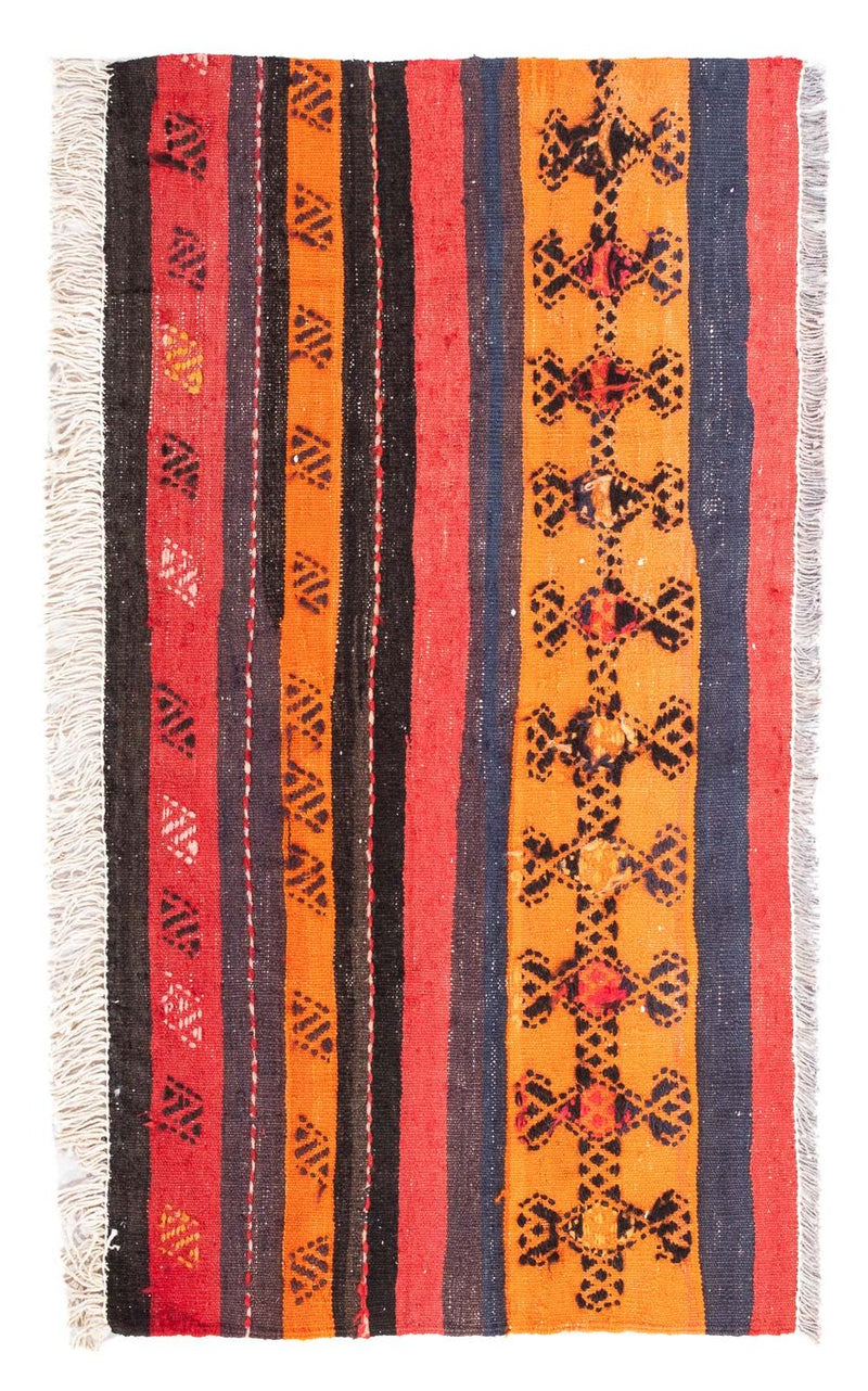 Tapis Kelim - Vieux - 100 x 60 cm - multicolore
