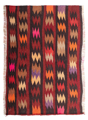 Kelim Teppich - Old 110 x 70 cm - mehrfarbig