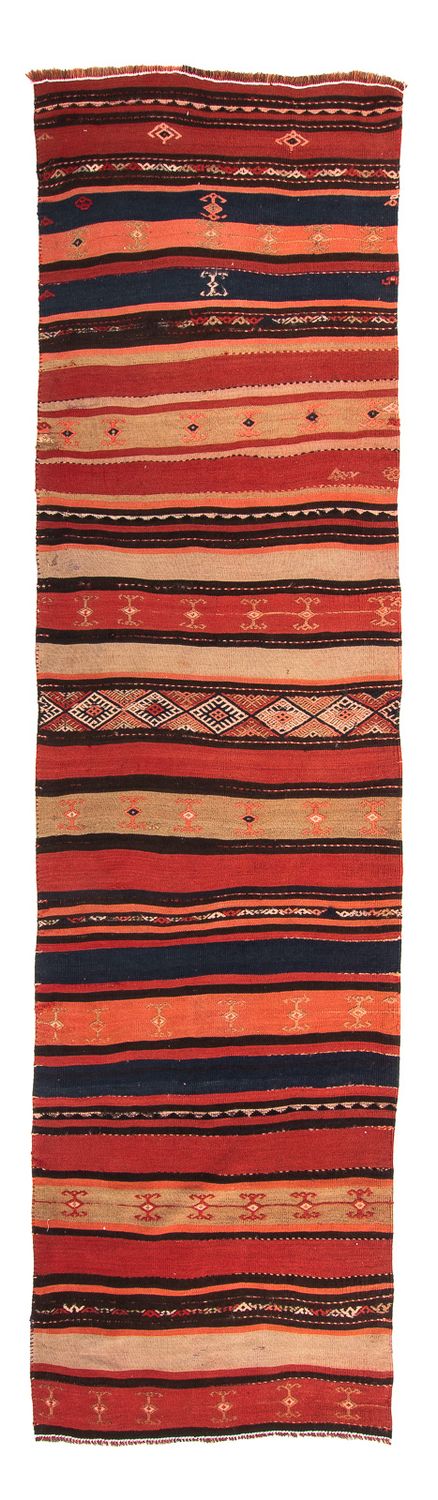 Tapis de couloir Tapis Kelim - Vieux - 315 x 95 cm - multicolore
