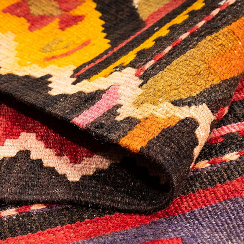 Tapis Kelim - Vieux - 220 x 135 cm - multicolore