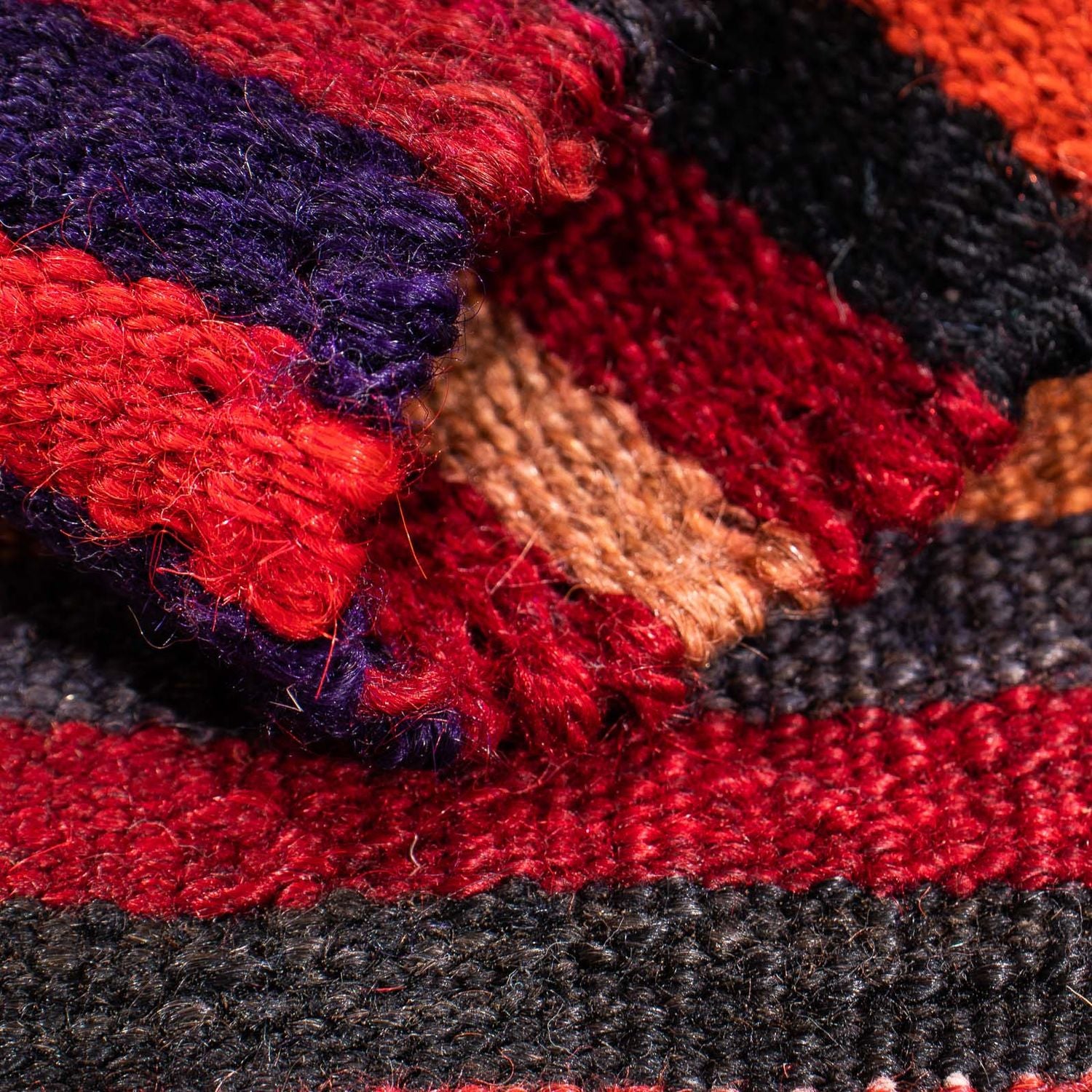 Tapis de couloir Tapis Kelim - Vieux - 105 x 45 cm - multicolore