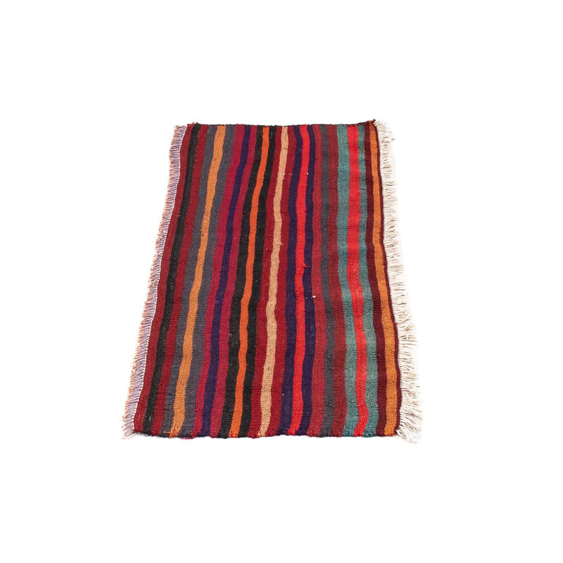 Tapis de couloir Tapis Kelim - Vieux - 105 x 45 cm - multicolore