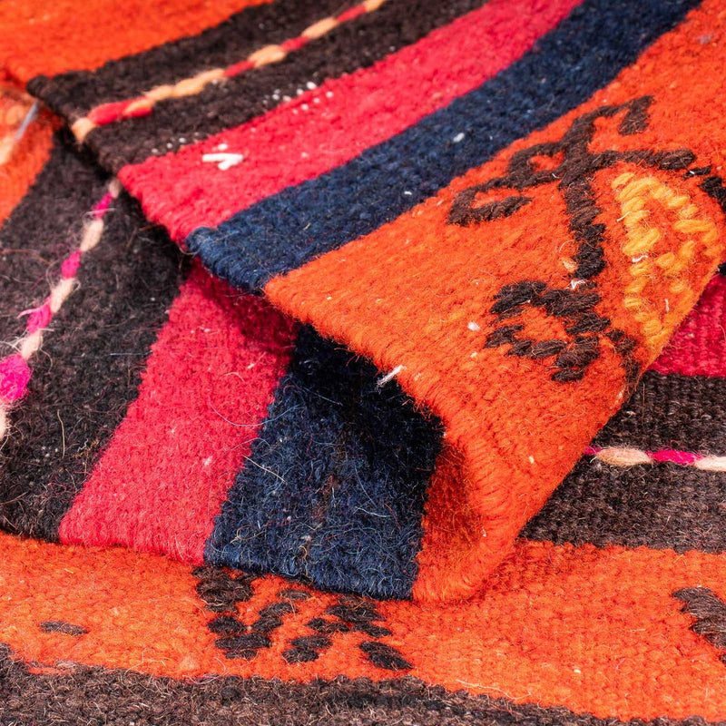 Tapis Kelim - Vieux - 200 x 160 cm - multicolore