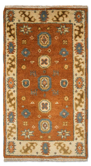 Tapis oriental - 118 x 64 cm - orange