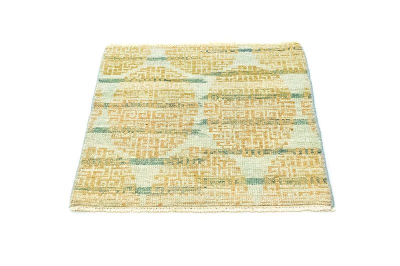 Tapis design carré  - 61 x 59 cm - or
