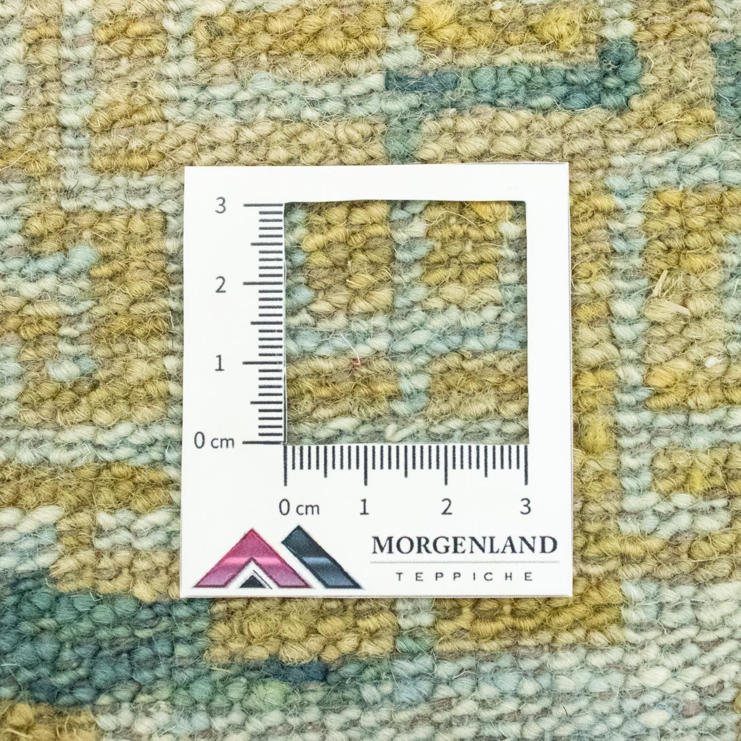 Tapis design carré  - 61 x 59 cm - or
