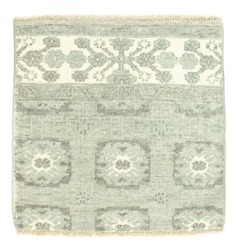 Tapis design carré  - 60 x 60 cm - vert clair