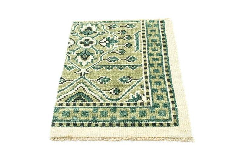 Tapis en laine - 87 x 64 cm - vert