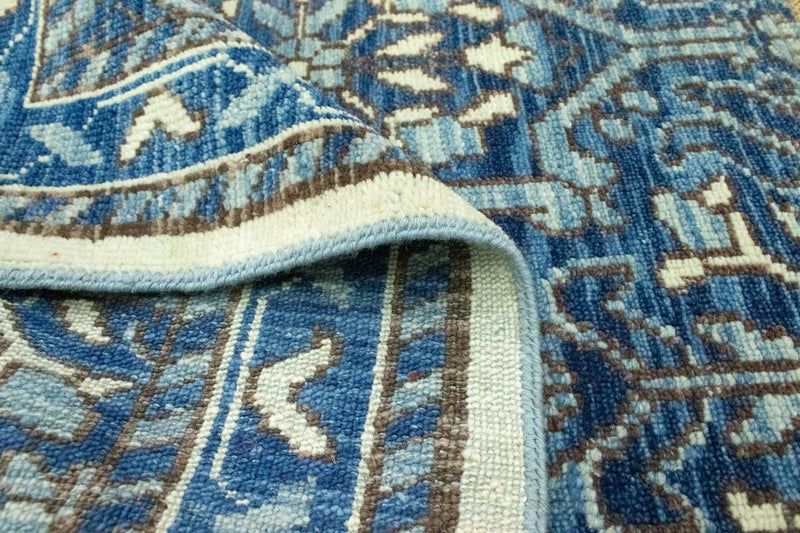 Tapis design - 92 x 59 cm - bleu