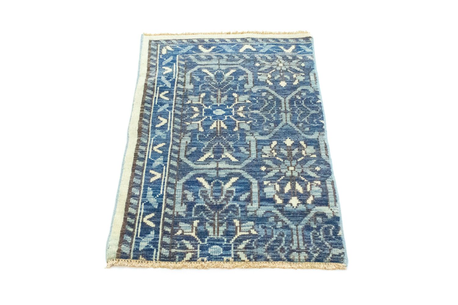 Tapis design - 92 x 59 cm - bleu