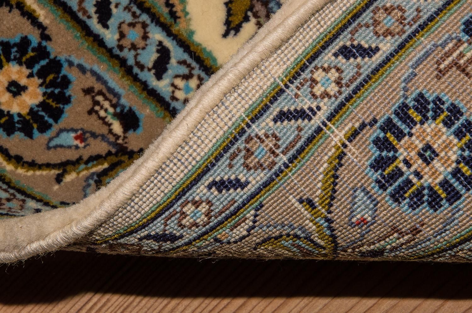 Tapis persan - Keshan - 125 x 79 cm - beige