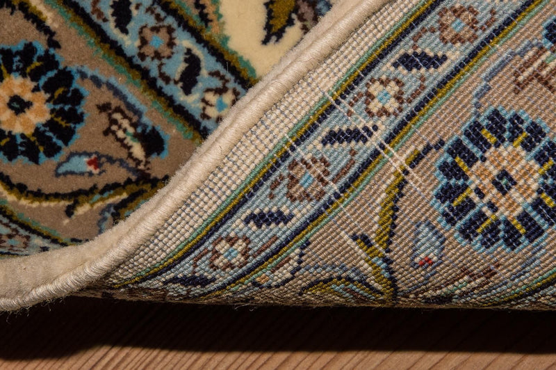 Tapis persan - Keshan - 125 x 79 cm - beige