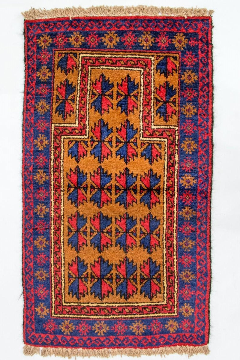 Tapis Belutsch - 135 x 75 cm - orange