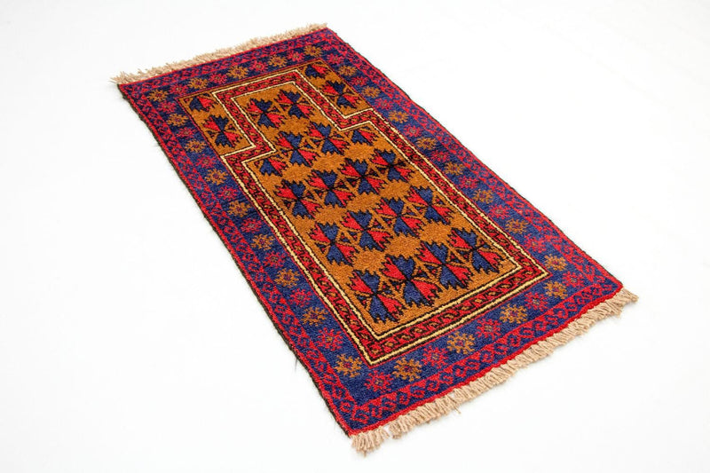 Tapis Belutsch - 135 x 75 cm - orange