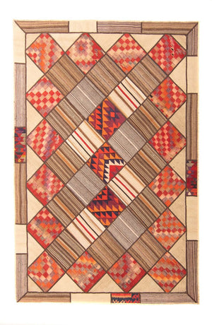Tapis patchwork - 230 x 160 cm - multicolore