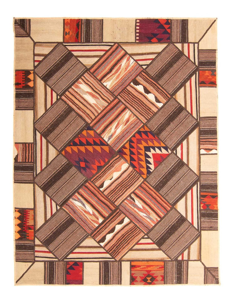 Tapis patchwork - 200 x 150 cm - multicolore