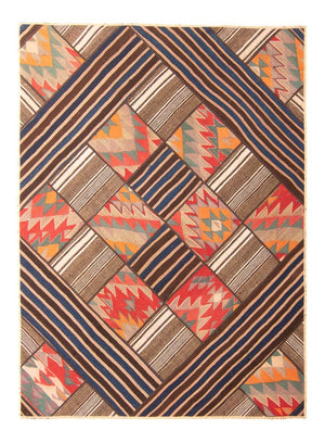 Tapis patchwork - 200 x 150 cm - multicolore