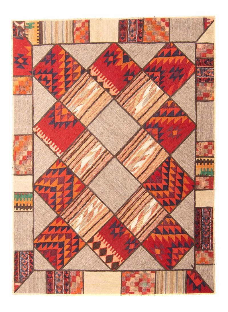 Tapis patchwork - 200 x 150 cm - multicolore